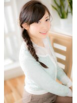 ヘアショップ エヌアンドエー 久喜菖蒲店(hair shop N&A)&nbsp;ゆるゆる四つ編みアレンジ