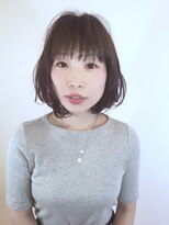モリオ フロム ロンドン 鶴瀬店 【morio鶴瀬】黒髪ワンカール大人ボブ
