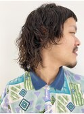 メンズウルフパーマスタイル