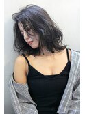 【Blanc/広島本通】黒髪_外ハネボブ_大人ボブ