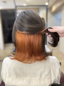 アールヘア(ar hair) 惣田オリジナルカラー インナーオレンジ