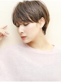 大人かわいい美シルエットマッシュショート＃フェザーバング0905
