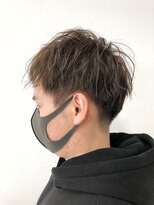 ヘッズ 本八幡店(HEADS)&nbsp;かき上げヘア　ニュアンスマッシュ　サイドパート　韓国マッシュ