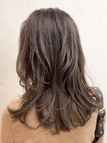 ネックス 表参道本店(nex)&nbsp;【nex 表参道】白髪ぼかし ハイライト 大人レイヤー 齋藤