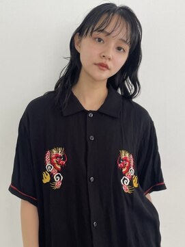 ローウェ 愛知豊橋(Louwe) 髪質改善トリートメント透明感ベージュカラーボブヘアセット豊橋