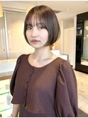 内巻きショートボブ