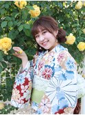 〈avant〉浴衣ヘア　ツインヘア