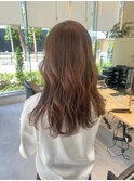 【mirei】ゆるふわセミロング x オリーブブラウン