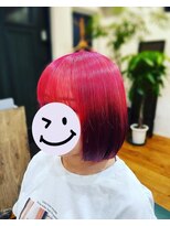 ボスコ(BOSCO) 丸みボブ　グラデーションカラー