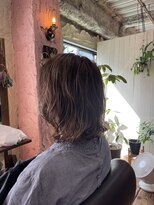 ロッソバイアルター 鎌取(ROSSO by aL-ter)&nbsp;【マチルダボブ/ピンクベージュ/前髪カタログ】千葉香奈