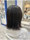 切りっぱなしミディアム/イメチェン/ハッシュカット 新籾