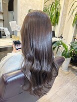 ヘアーエポック(hair epoque) 大人美人ショコラアッシュヘルシースタイルふんわりカール小顔