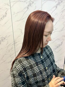 クリアーオブヘアー 一社店(clear OF HAIR) 深めチェリーレッドで大人っぽく◎