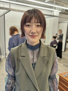 エルメ クラマエ(Elme) ショートボブ × 顔周りレイヤー