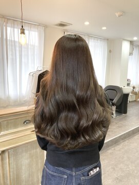 ウル(Uru) オリーブラテ/髪質改善/縮毛矯正/髪質改善縮毛矯正/福山