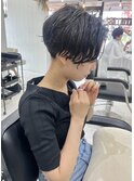 ハンサムショート×パーマ