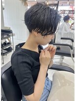 ハンサムショート×パーマ