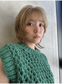 韓国前髪顔周りレイヤー×ハイトーン[心斎橋/髪質改善]
