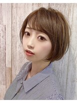 モナコ 広尾 恵比寿(monaco) 【monaco】20代丸顔さんに似合わせる丸みショートヘア
