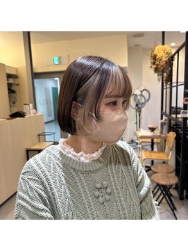 ヘアポケット スタイル店(HAIR POCKET) プツッと丸みボブ