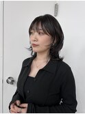 エンドカラー×ウルフカット