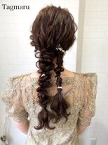 タグマル&nbsp;パーティーヘアセット☆ツインポニーアレンジ☆