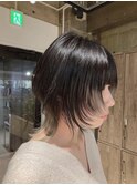 ウルフ×白メッシュ