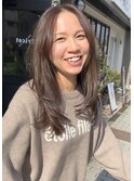 セミロングレイヤー