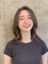 ハーフアンドハーフ(HALF and HALF)&nbsp;韓国ヘア/前髪なし/ミディアム/髪質改善/縮毛矯正