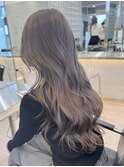 渋谷ミルクティーベージュハイトーンカラーヘーゼルベージュ30代