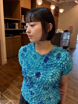 バディヘア アムル(BUDDY HAIR amour) 【栄　矢場町　大須】　切りっぱなしボブ