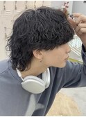シャドウパーマ波巻きスパイラルパーマウルフパーマ名古屋駅栄駅