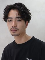 バイフィフス 原宿/表参道(by fifth)&nbsp;センターパートシャドウパーマスパイラルパーマツーブロック