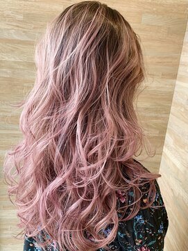 ヴィー ヘアー ファッション バー(VII hair.fashion.bar) ピンクバレイヤージュ