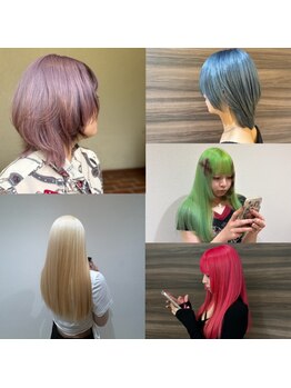 アネックス さかもとウイングポート店(ANNEX)の写真/【カラーのスペシャリストが在籍】「やってみたい」が叶う！最旬デザインカラーで理想のヘアスタイルへと♪