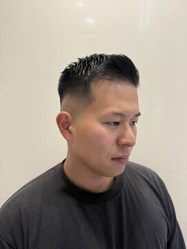 ヘアーアンドグルーミング ヨシザワインク(HAIR&GROOMING YOSHIZAWA Inc.) メンズバーバーベリーショートフェードスタイル理容室