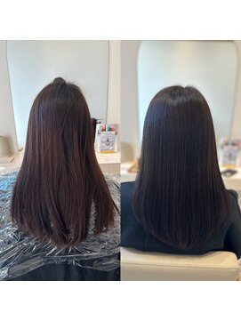 シンズ 銀座(sins) 20代 髪のダメージの扱いづらさをsinsで美髪矯正！