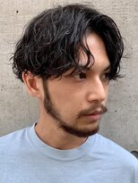 フィフスパーク(fifth PARK)&nbsp;渋谷ルーズパーマフェザーパーマフェザーショートマレットヘア