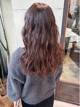 ドゥーア 代官山(Door) #ウェーブヘア#ロングパーマ#ミディアムパーマ#コテ巻き風