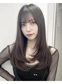 ココアベージュ/オリーブグレー/小顔/黒髪[立川/髪質改善]
