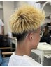 【平日限定|岩本担当】 メンズ金メッシュ+カット ¥10,000