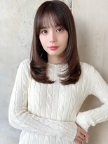 アフロート ルヴア(AFLOAT RUVUA) あむstyle ワンカールで可愛いレイヤーカット♪新宿小顔20代30代