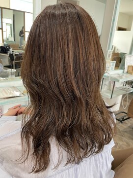 ヘアーディア みどり店(Hair...DiA) 赤みを消した柔らかオリーブベージュ