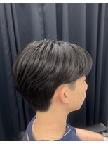 フォース 心斎橋(Force.) センターパート+曲がる縮毛矯正