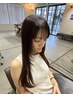 【前髪メンテナンス】似合わせカット+前髪酸性ストレート