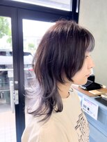 レヴェリー(REVERIE) #ウルフレイヤー#インナーカラー#グレー