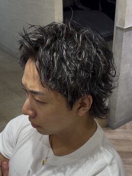 レイズ 名古屋駅(RAYS) スパイキーショート×ハイライトメッシュ/メンズショートM