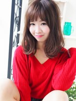 ヘア ジュレ ドゥ(hair jurer deux) 【ヘアジュレドゥ 古居】 大人ゆるふわエアリー女子セミディ