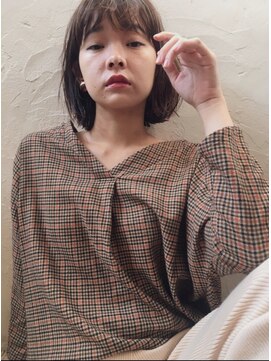 ベル 表参道店(Belle) 簡単おしゃれ「切りっぱなしボブ」〔Belle表参道〕