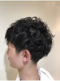 すっきりゆるふわメンズパーマ